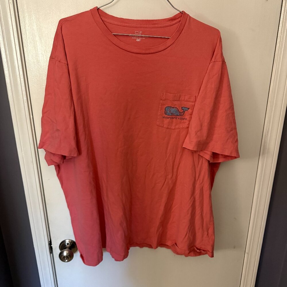 4XLT - Vineyard Vines - Salmon S/S T-Shirt